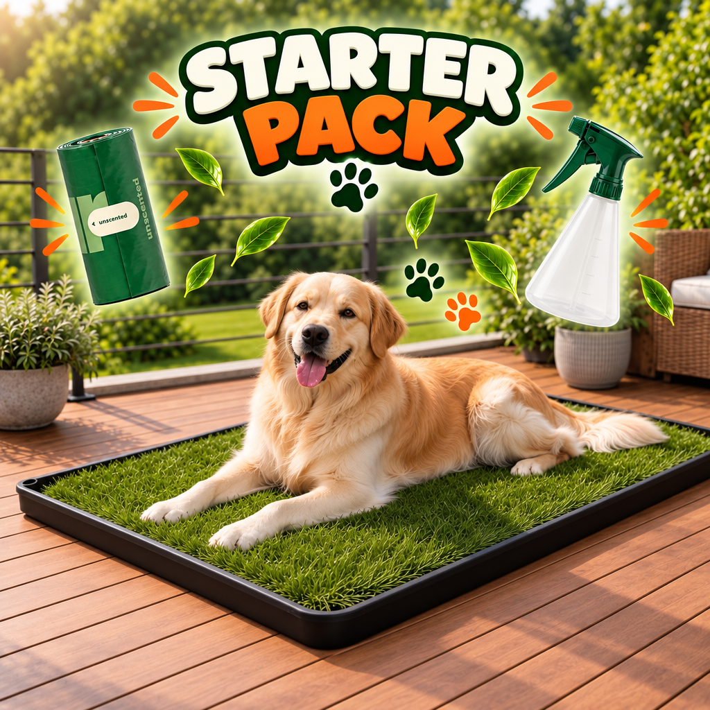 GrassBox – Élő füves kutya WC Starter Pack - GrassBoxGrassBoxLarge 120x55cm igazi fű kutya pisi tálca fresh patch grass pelenka