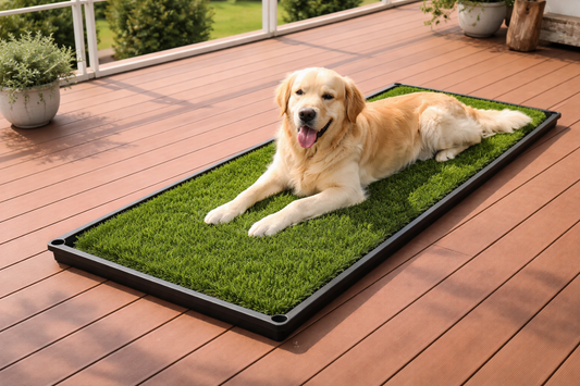 GrassBox LS (60×120 cm) élő füves kutya WC nagytestű kutyának – méretválasztó útmutató