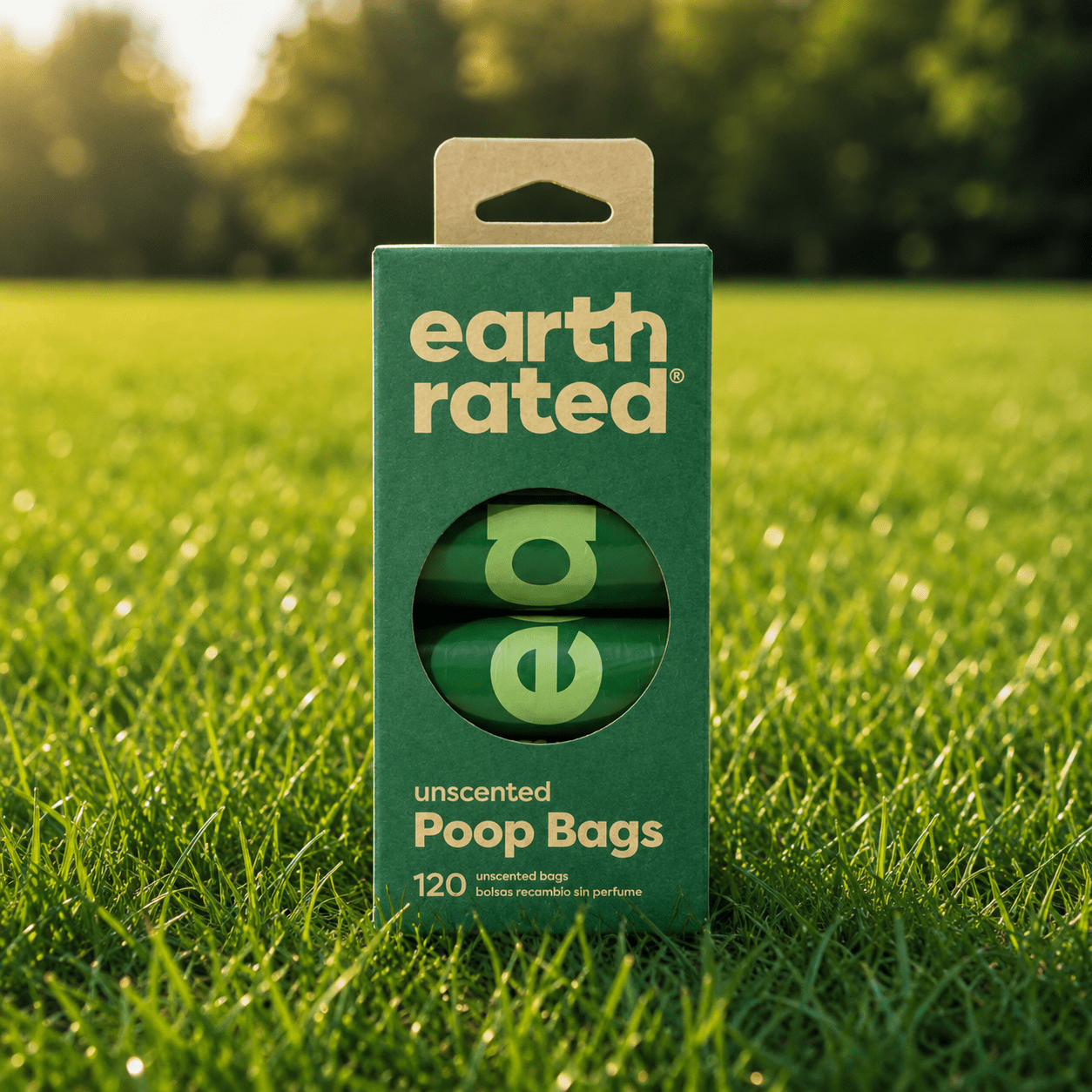 Earth Rated kakizacsi újrahasznosított anyagból (8 rollni) - GrassBox igazi fű kutya pisi tálca fresh patch grass pelenka