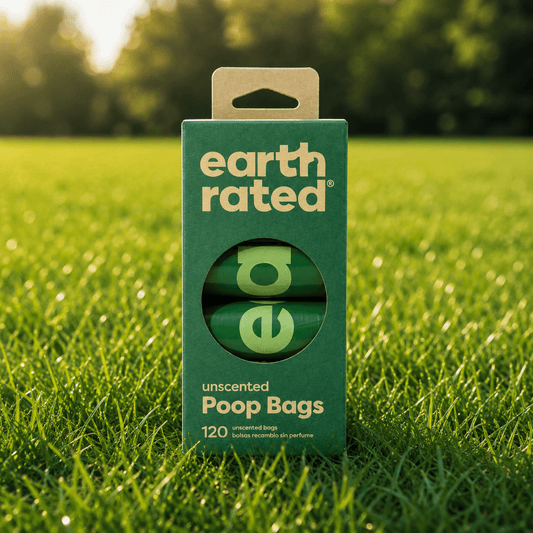 Earth Rated kakizacsi újrahasznosított anyagból (8 rollni) - GrassBox igazi fű kutya pisi tálca fresh patch grass pelenka