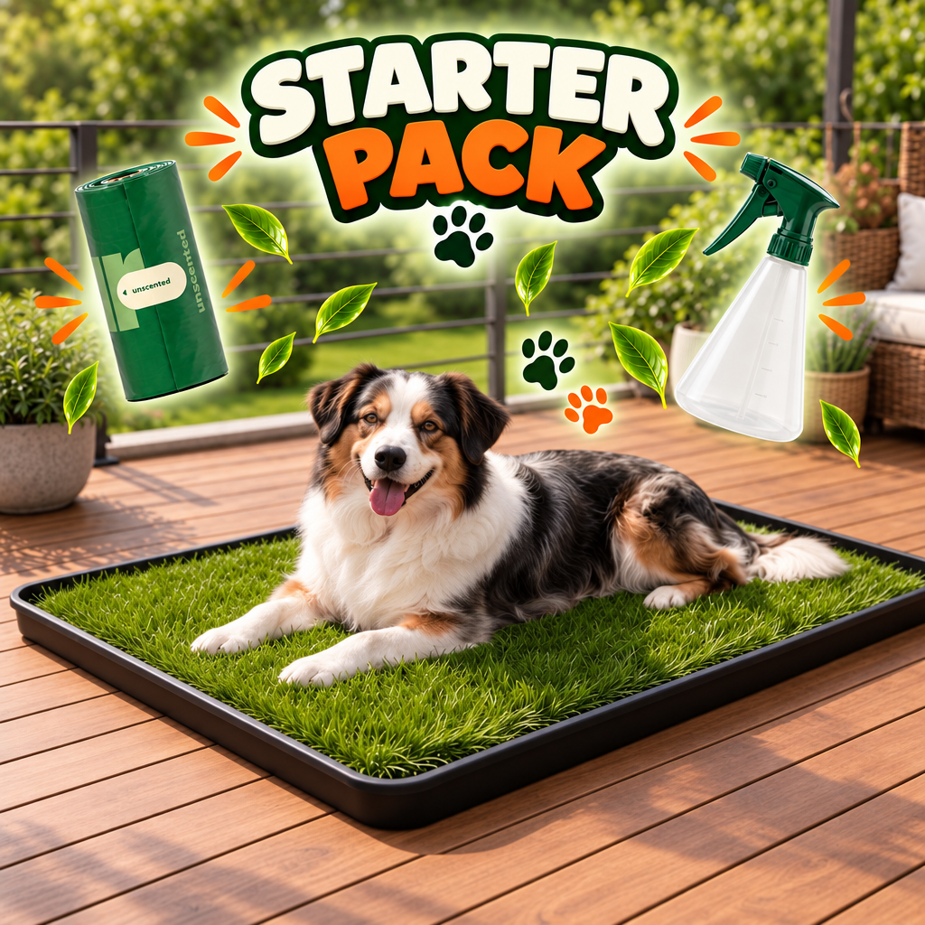 GrassBox – Élő füves kutya WC Starter Pack - GrassBoxGrassBoxMedium 90x60cm igazi fű kutya pisi tálca fresh patch grass pelenka