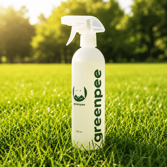 GREENPEE® szagmentesítő folyadék 500ml - GrassBox igazi fű kutya pisi tálca fresh patch grass pelenka