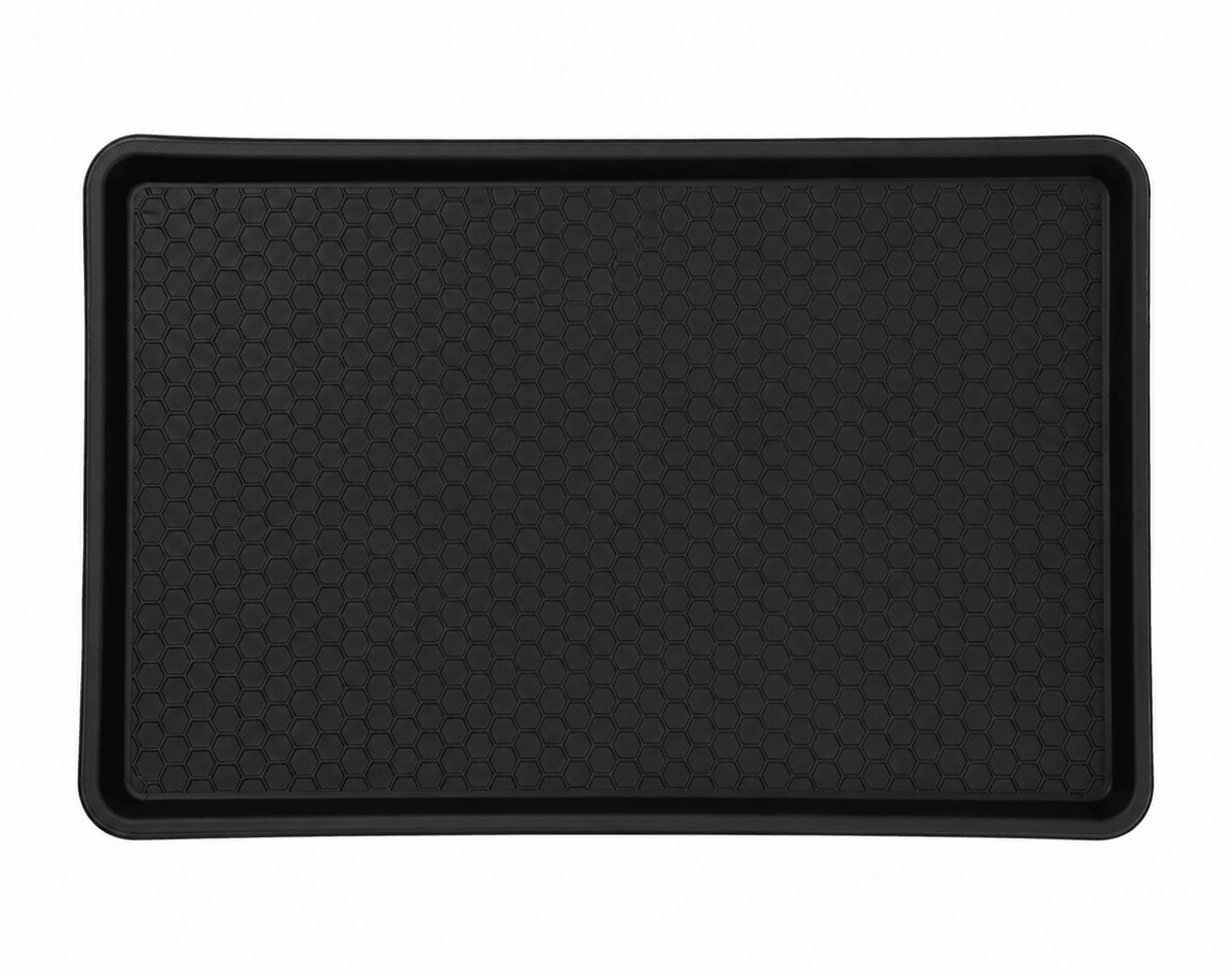 Medium méretű műanyag kutya WC tálca a GrassBox 90×60 cm-es élő fűbetéthez.